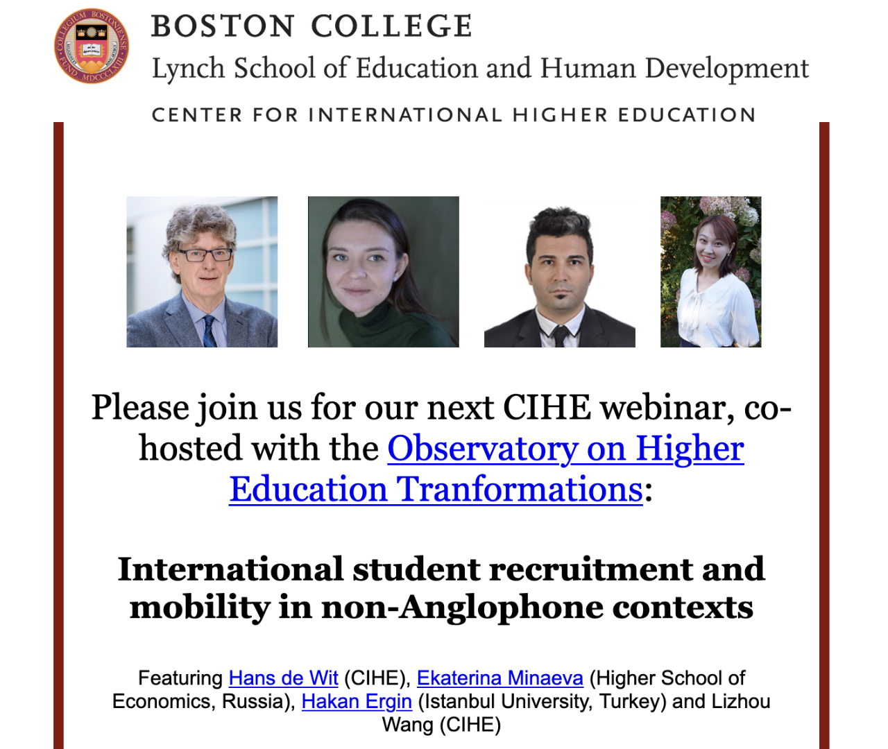 Photo of April Webinar