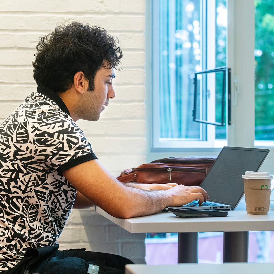 Messina student studying