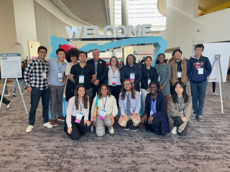 Photo of Group photo of biology retreat participants