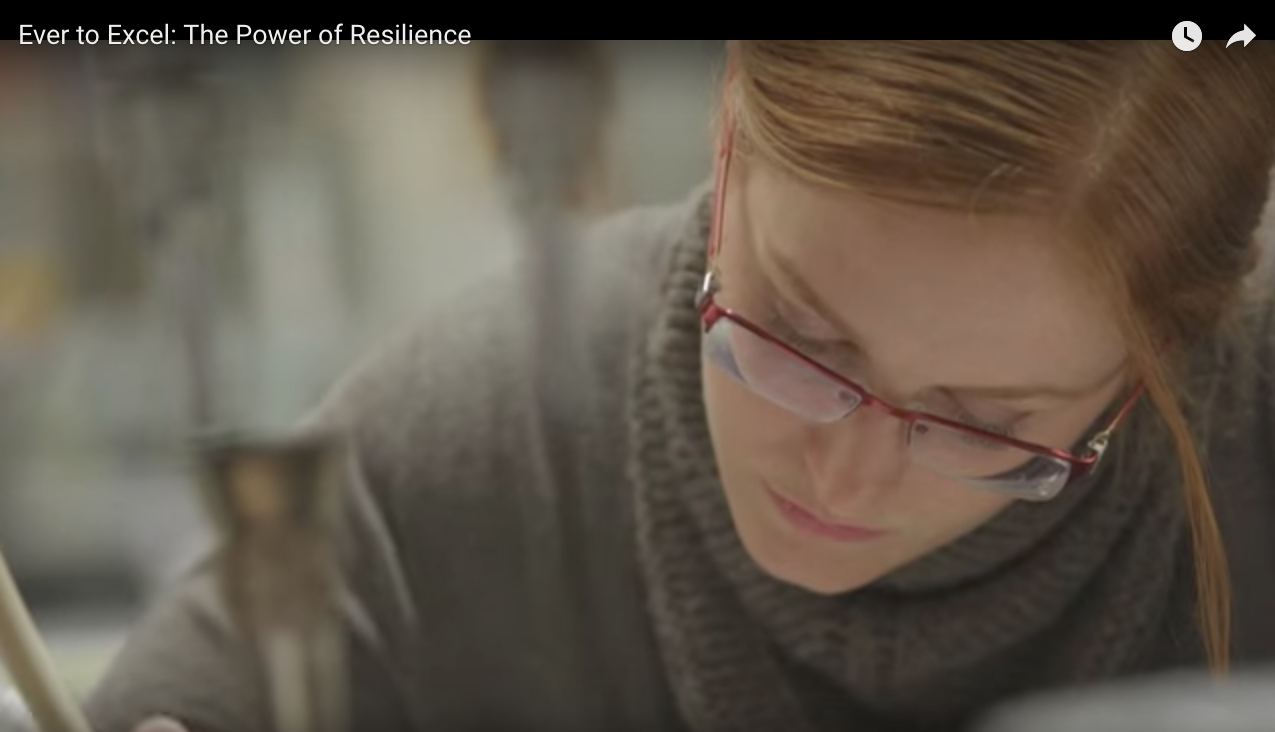 Photo of Student Beth Bearce in lab