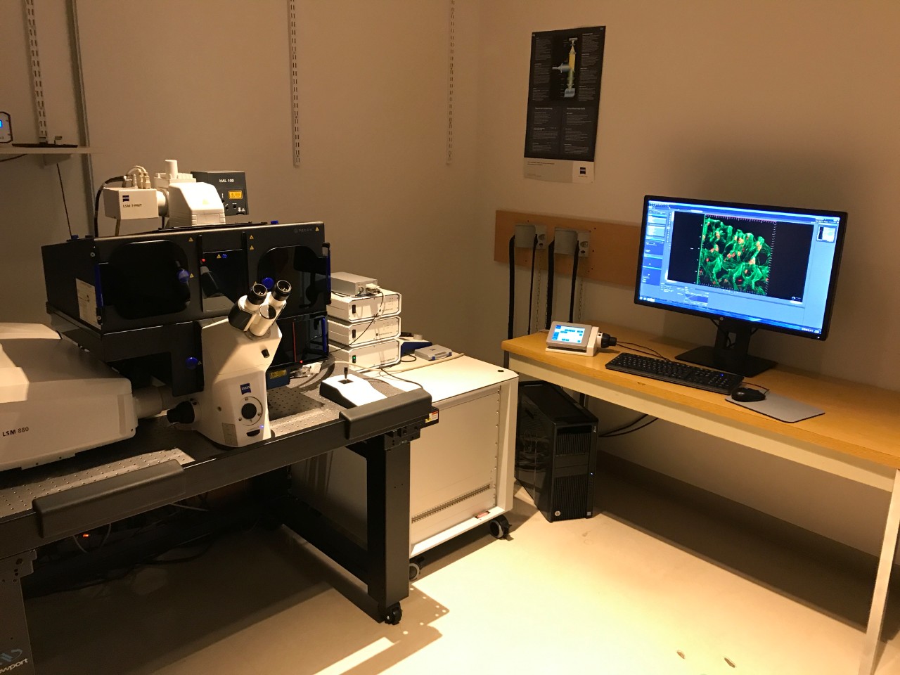 Photo of photo of Zeiss microscope
