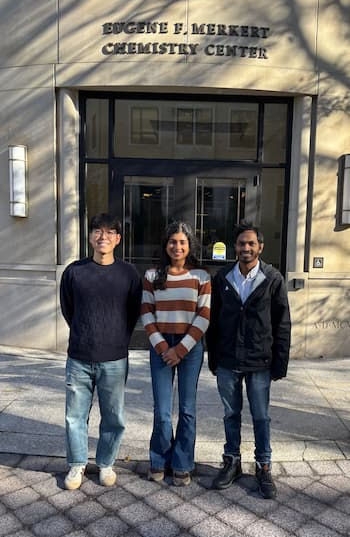 Photo of Chemistry Department awards graduate fellowships