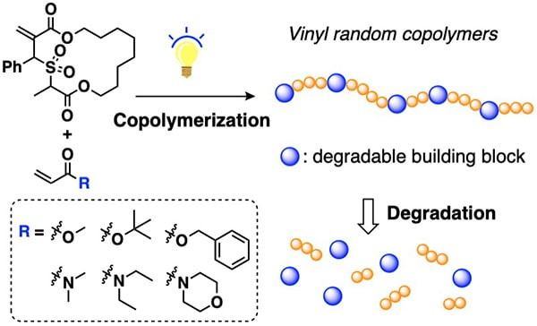 Degradable Vinyl Random Copolymers via Photocontrolled Radical Ring-Opening Cascade Copolymerization