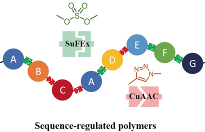 Facile Synthesis of Sequence‐Regulated Synthetic Polymers Using Orthogonal SuFEx and CuAAC Click Reactions