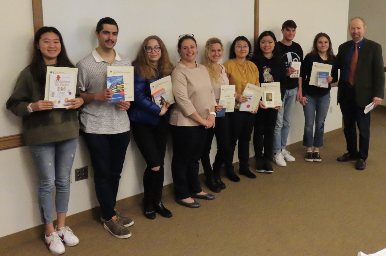 Photo of German Studies Award Ceremony