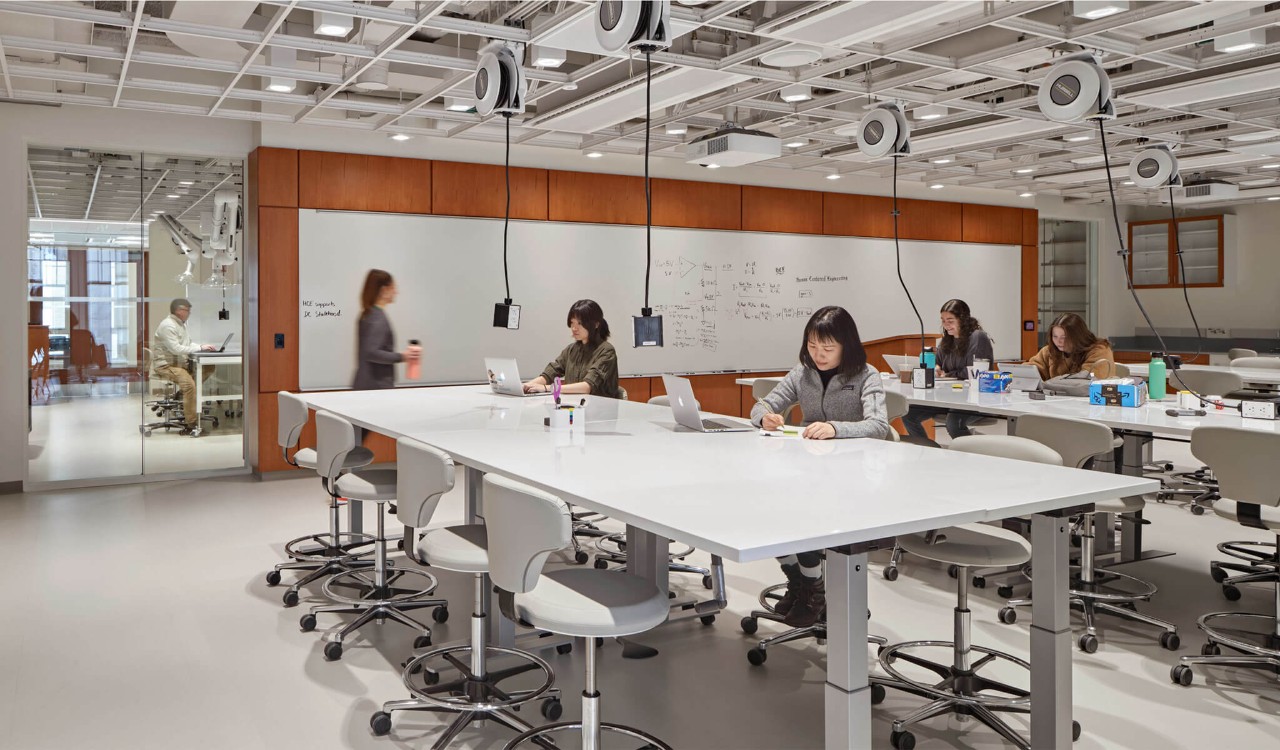 Students in lab