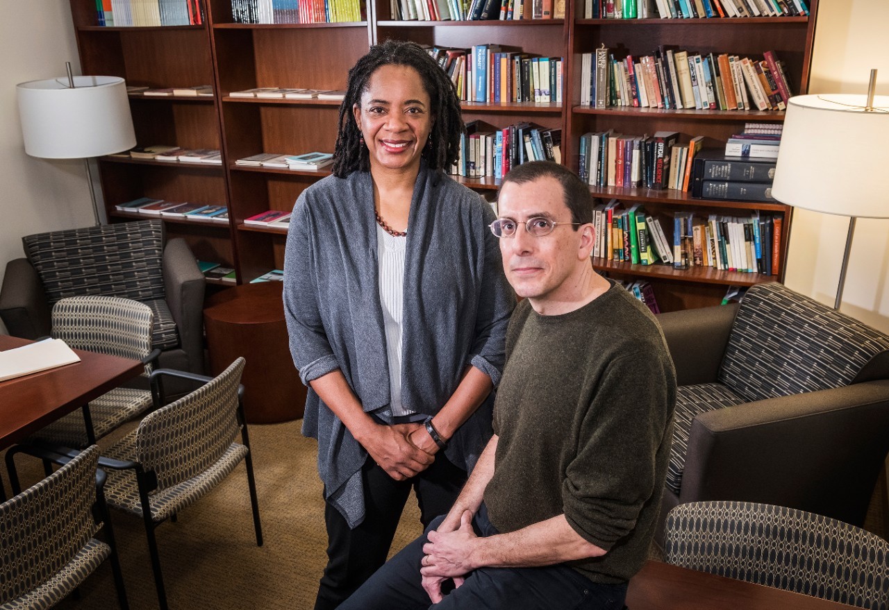 Photo of Angela Ards and Carlo Rotella