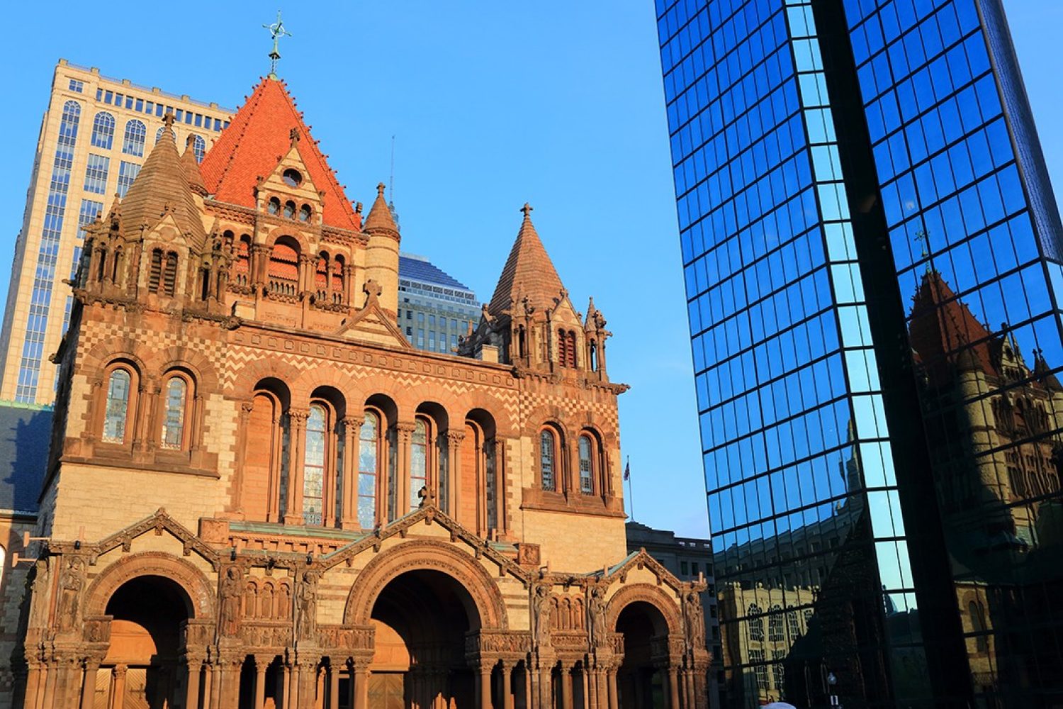 Trinity Church in Boston's Copley Square