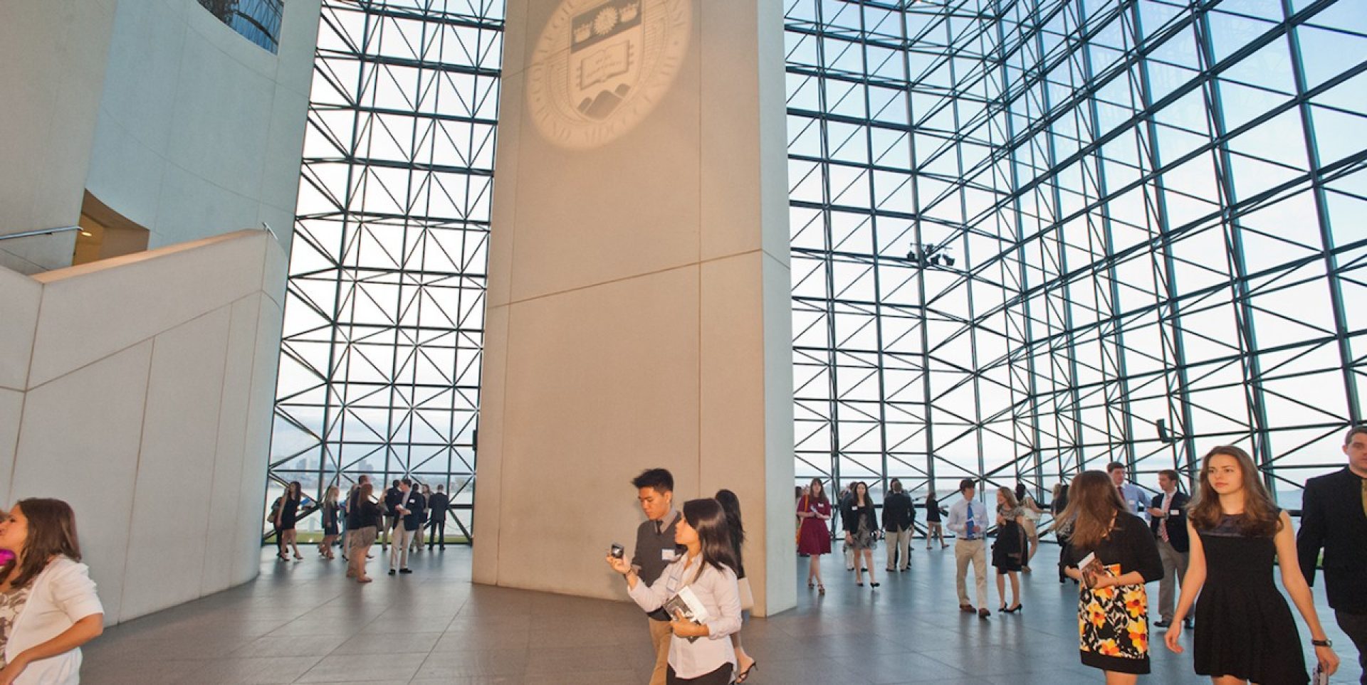 The Atrium of the John F. Kennedy Presidential Library and Museum