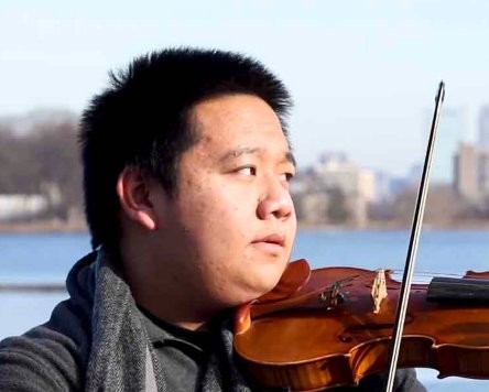 Photo of BC Symphony Violinist - Nova Wang - "For Boston"