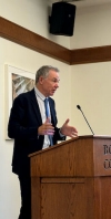Photo of Professor Olivier Boulnois Gave the Third Annual Blanchette-Kennedy Lecture in Philosophy and Religion