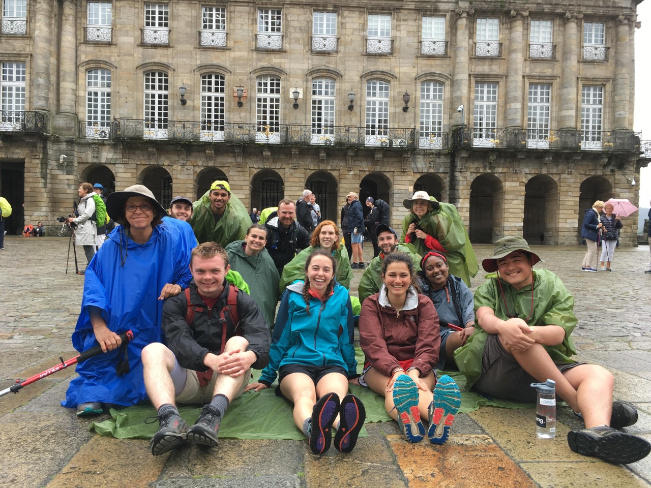 Photo of The Camino group arrived safely in Santiago!