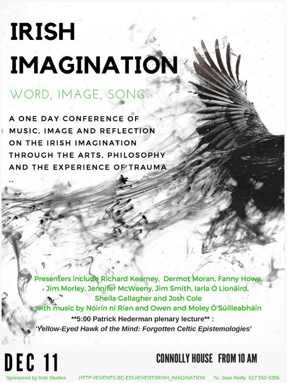 Photo of Moran and Kearney to participate in Irish Imagination Conference