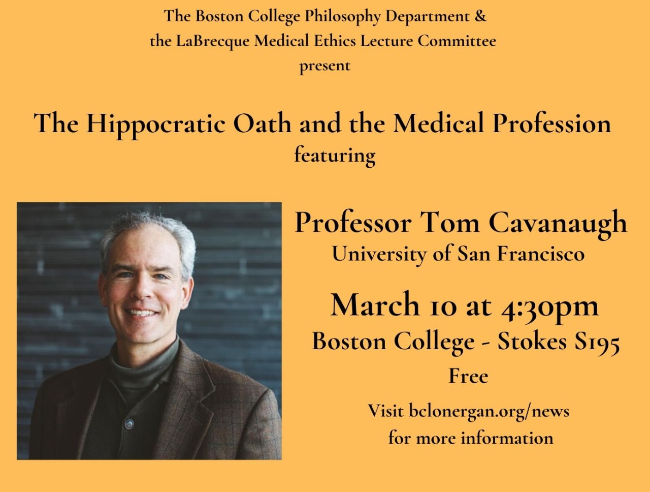 Photo of LaBrecque Medical Ethics Lecture