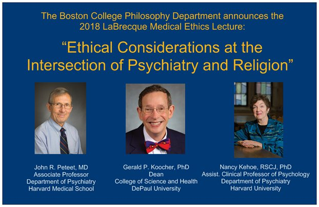 Photo of LaBrecque Lecture: Ethical Considerations at the Intersection of Psychiatry and Religion