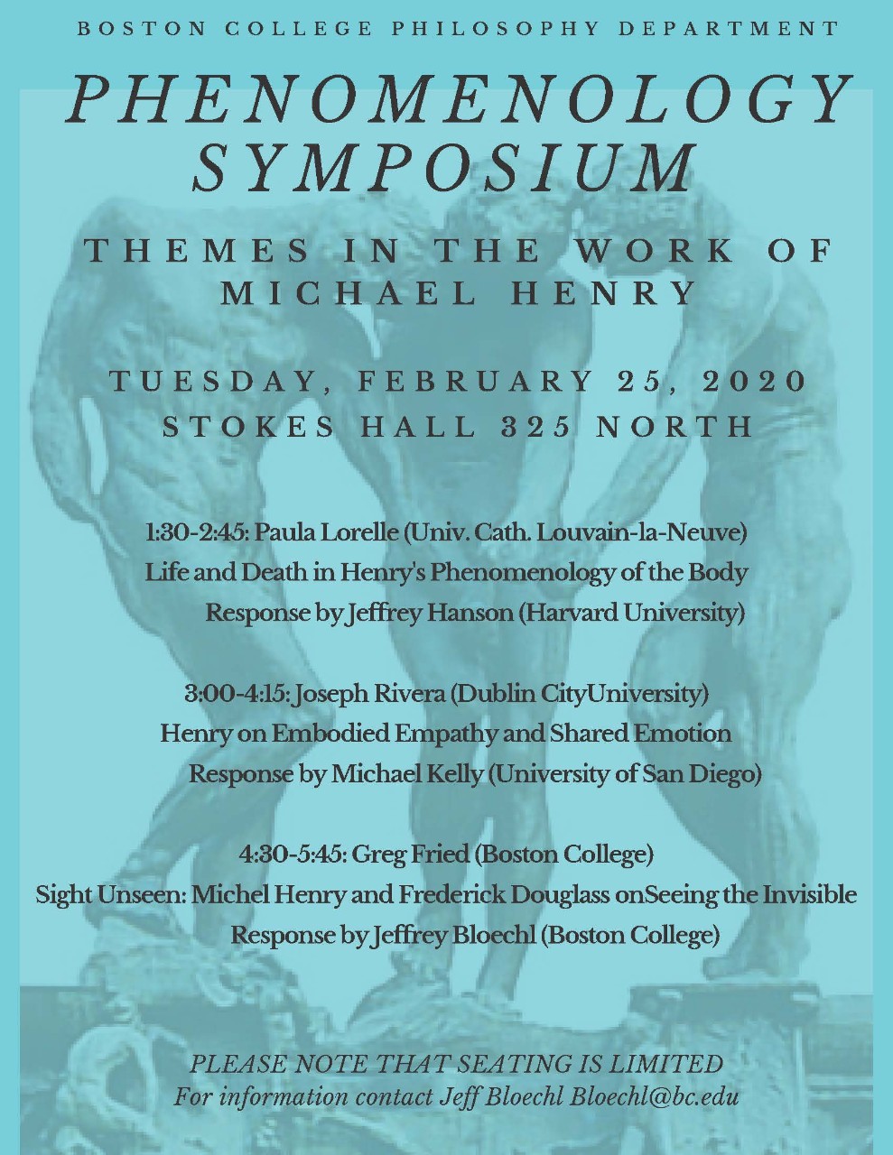 Photo of Phenomenology Symposium - Themes in the Work of Michael Henry