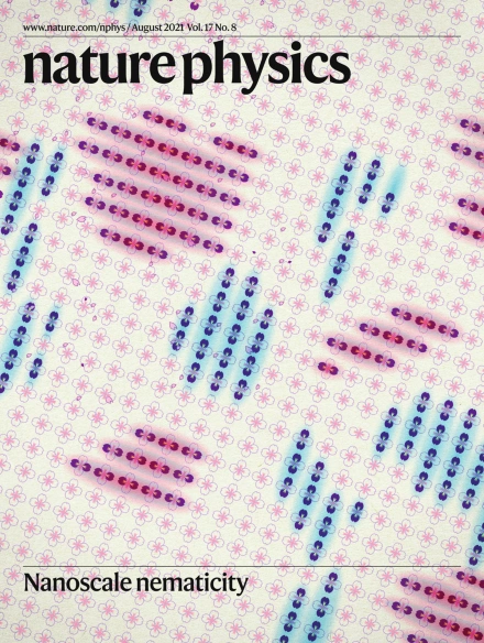 Photo of Nature Physics cover August 2021