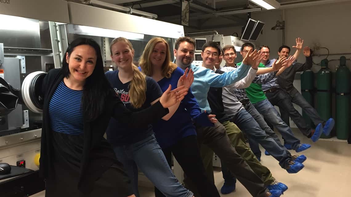 Students in a lab