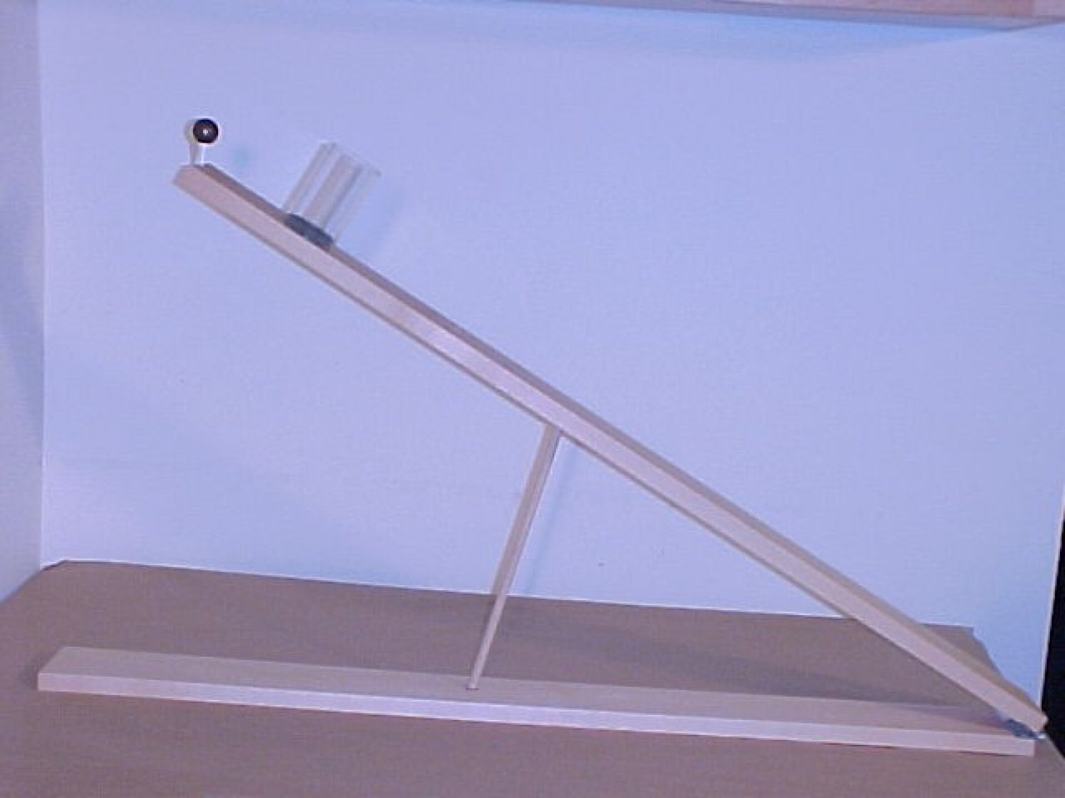 Hinged Stick and falling Ball