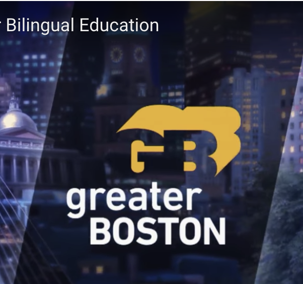 Photo of WGBH logo and title of story Bilingualism