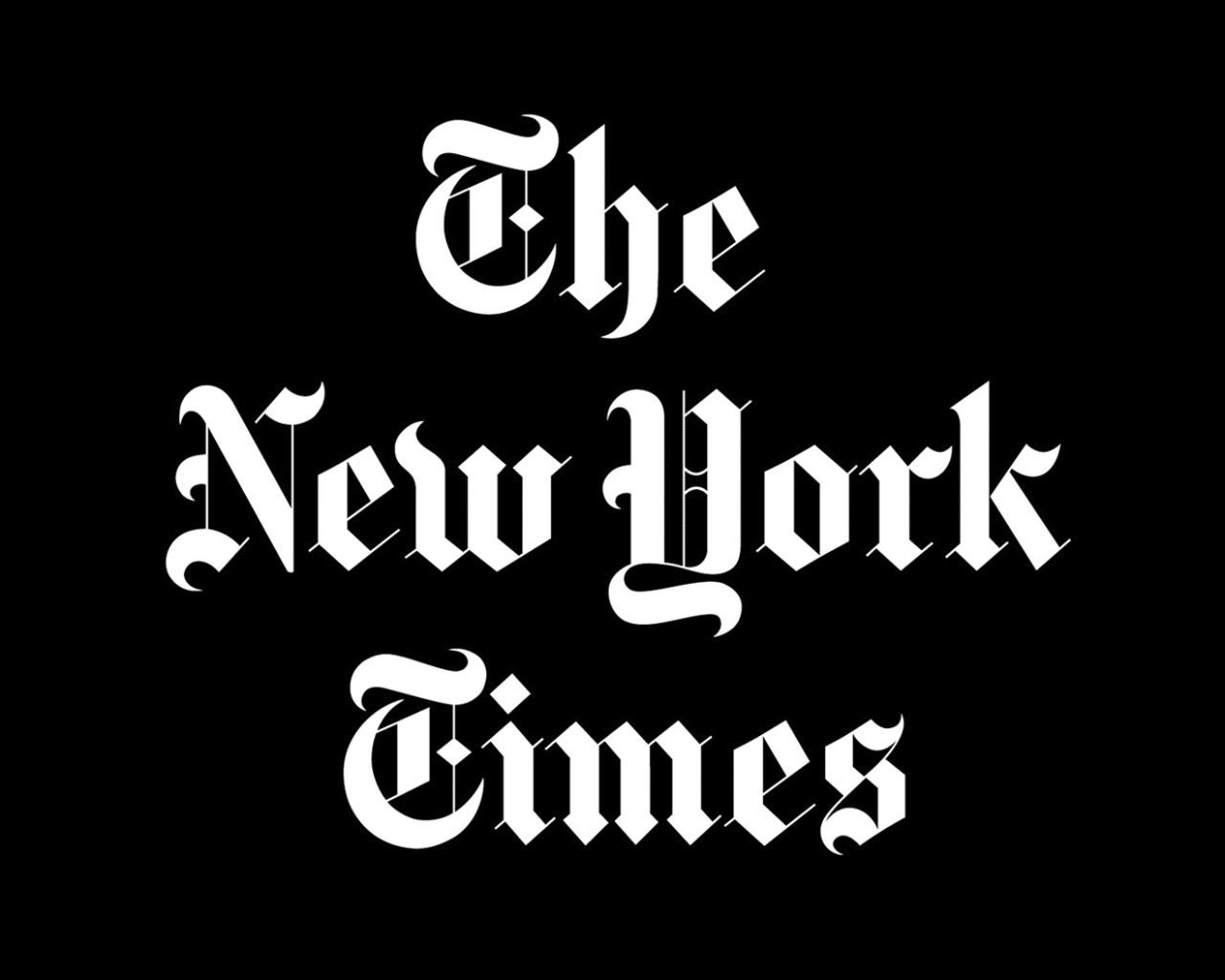 Photo of Masthead of The New York Times Newspaper