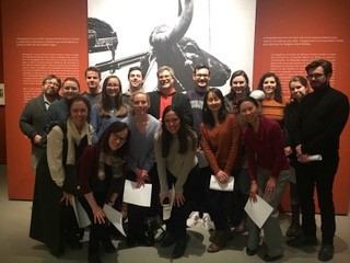Photo of Students and Faculty from the RLL Department Visit the Graciela Iturbide Photography Exhibit
