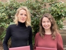 Photo of Image of award recipients Jessica Bolin (left) and Annika Rieger (right)