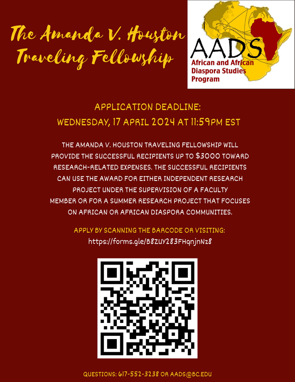 Photo of THE AMANDA V. HOUSTON TRAVELING FELLOWSHIP - 1
