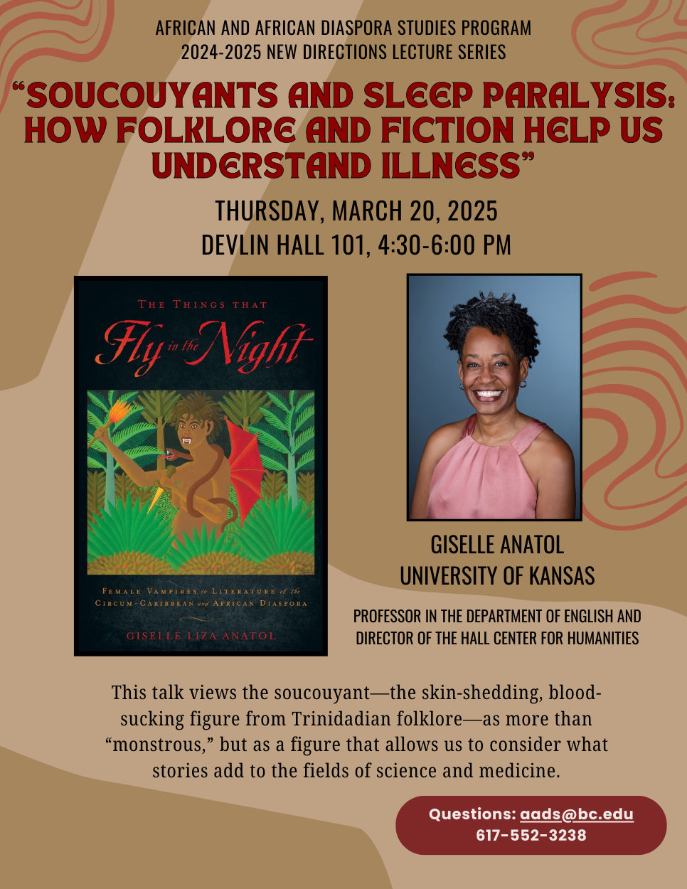 Photo of Alioune Diba - Copy of flyer for New Directions Lecture (Dr. Giselle Anatol) - 1