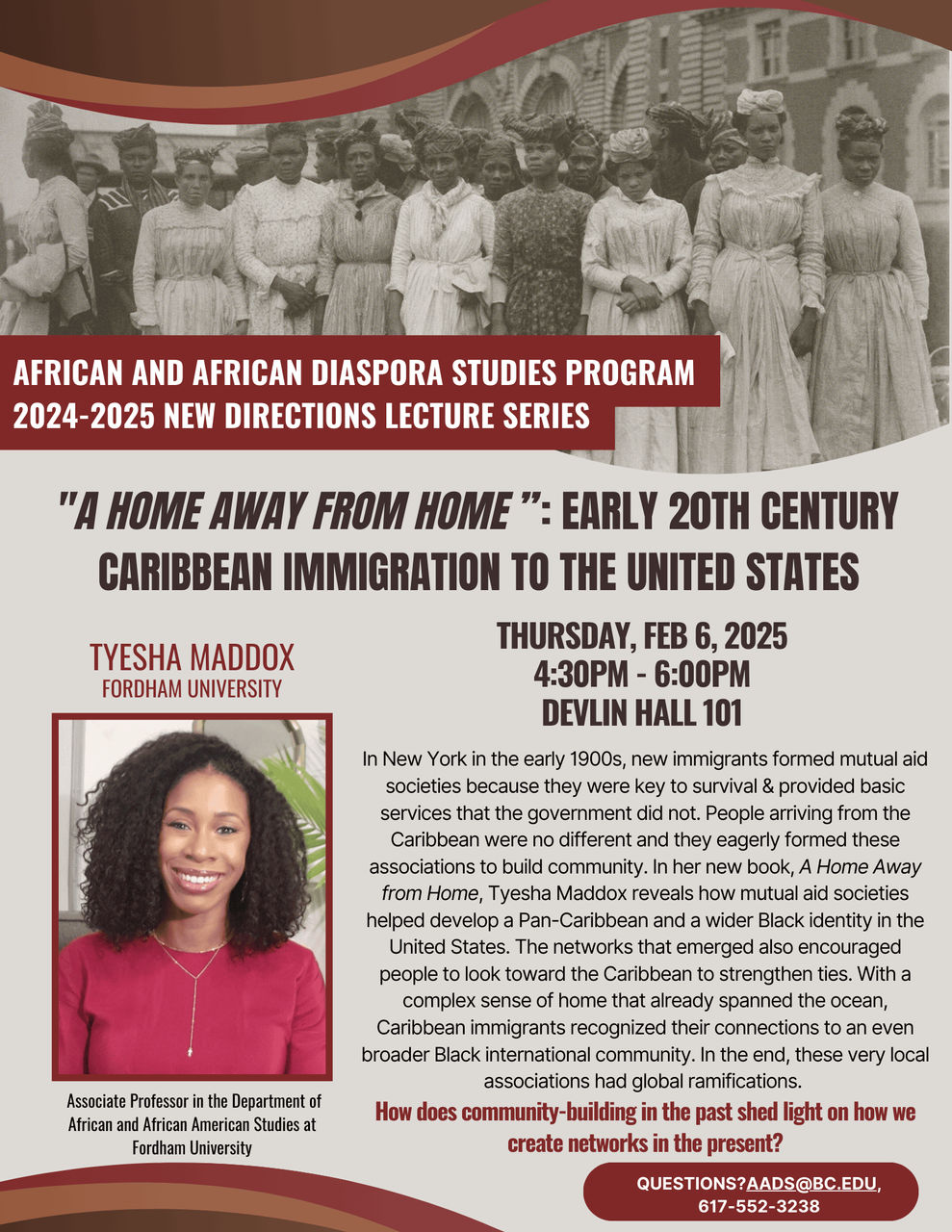 Photo of Tyesha Maddox New Directions Lecture Flyer 2 - 1