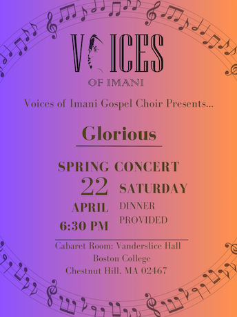 Photo of VOI Gospel Concert_Spring 2023