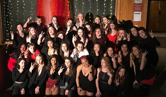 Photo of The Women’s and Gender Studies Program and the Cast and Crew of the Vagina Monologues Thanks You for Another Successful V-Day Run