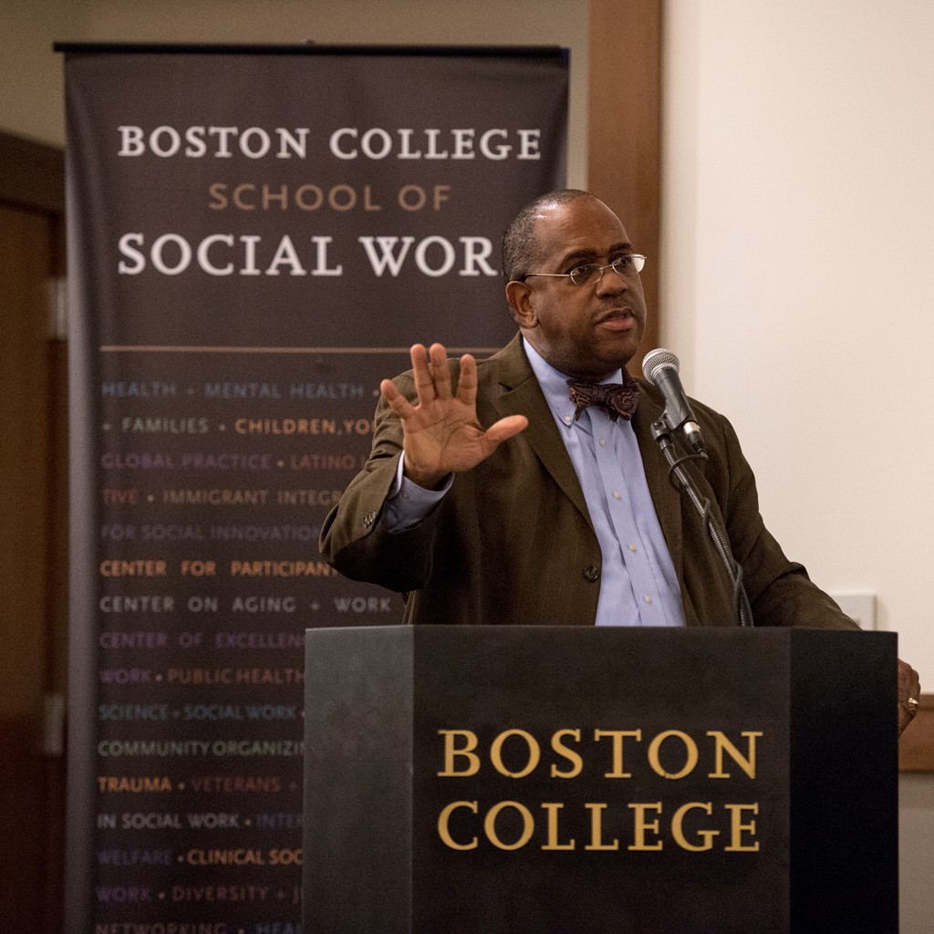 The Rev. Dr. Gregory Groover visited BCSSW to offer his reflections on the Emanuel AME Church shooting.