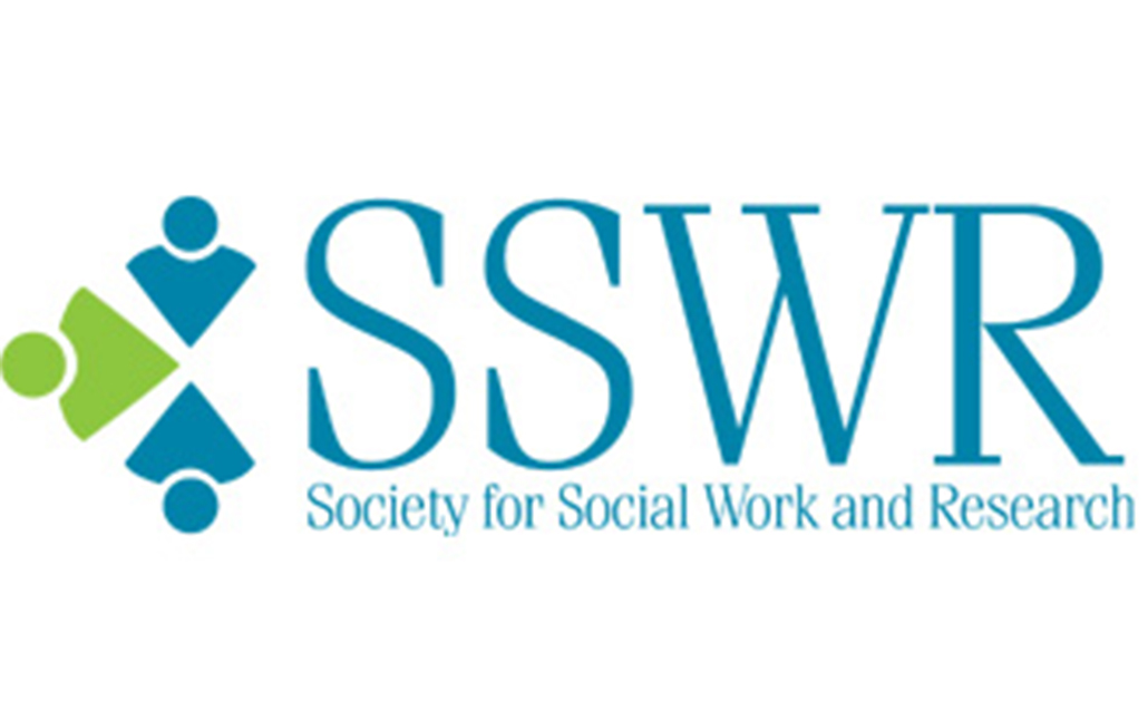 A graphic that says "Society for Social Work and Research."