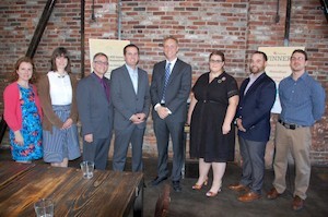 Representatives from the three winning organizations attended a prize breakfast in South Boston.