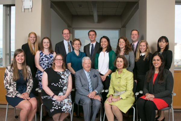 The 2016 Rappaport Institute Public Policy Fellowship cohort. Jones is pictured at far left.