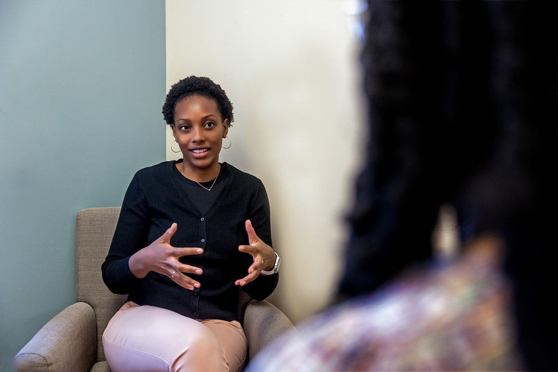 BCSSW student at the Dimock Health Center