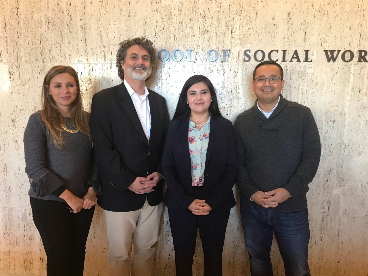Photo of Anayeli Lopez with her dissertation committee