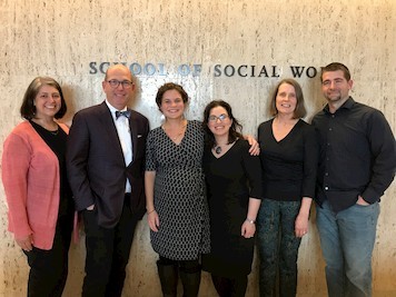 Photo of Julie Miller with her dissertation committee