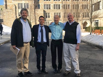 Photo of Manuel Cano with his dissertation committee
