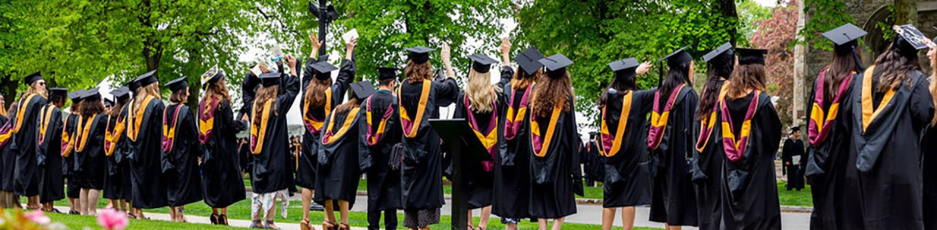 students walking on the BC campus