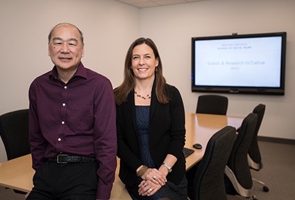 GRIT-TB-DT GRIT co-founders David Takeuchi and Theresa Betancourt