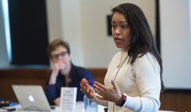 ssw-latinx-workshop-800x471px Suelen Yancor presents at the March 2018 training.