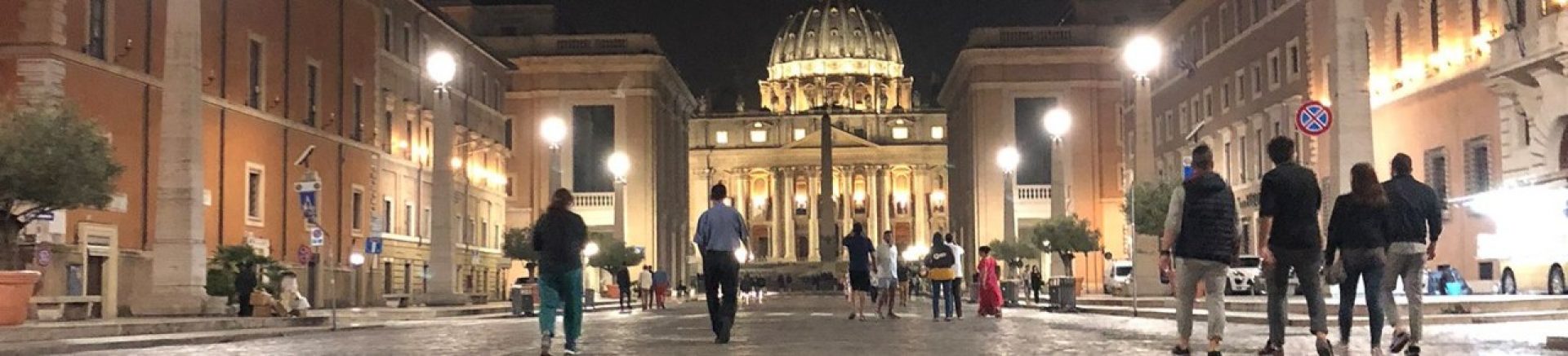 Rome at night