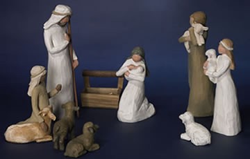 Jesus, Mary, Joseph, and the Shepherds