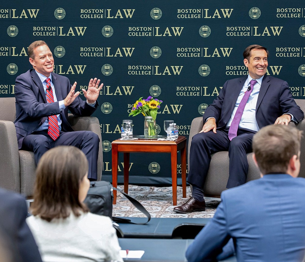 Photo of Kevin Powers and John C. Demers