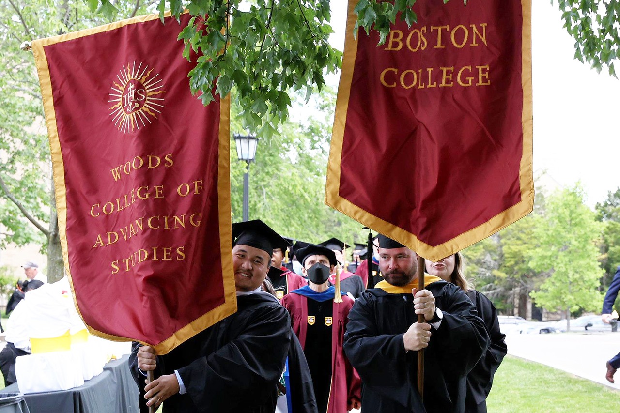 Woods College grads at Commencement 2022