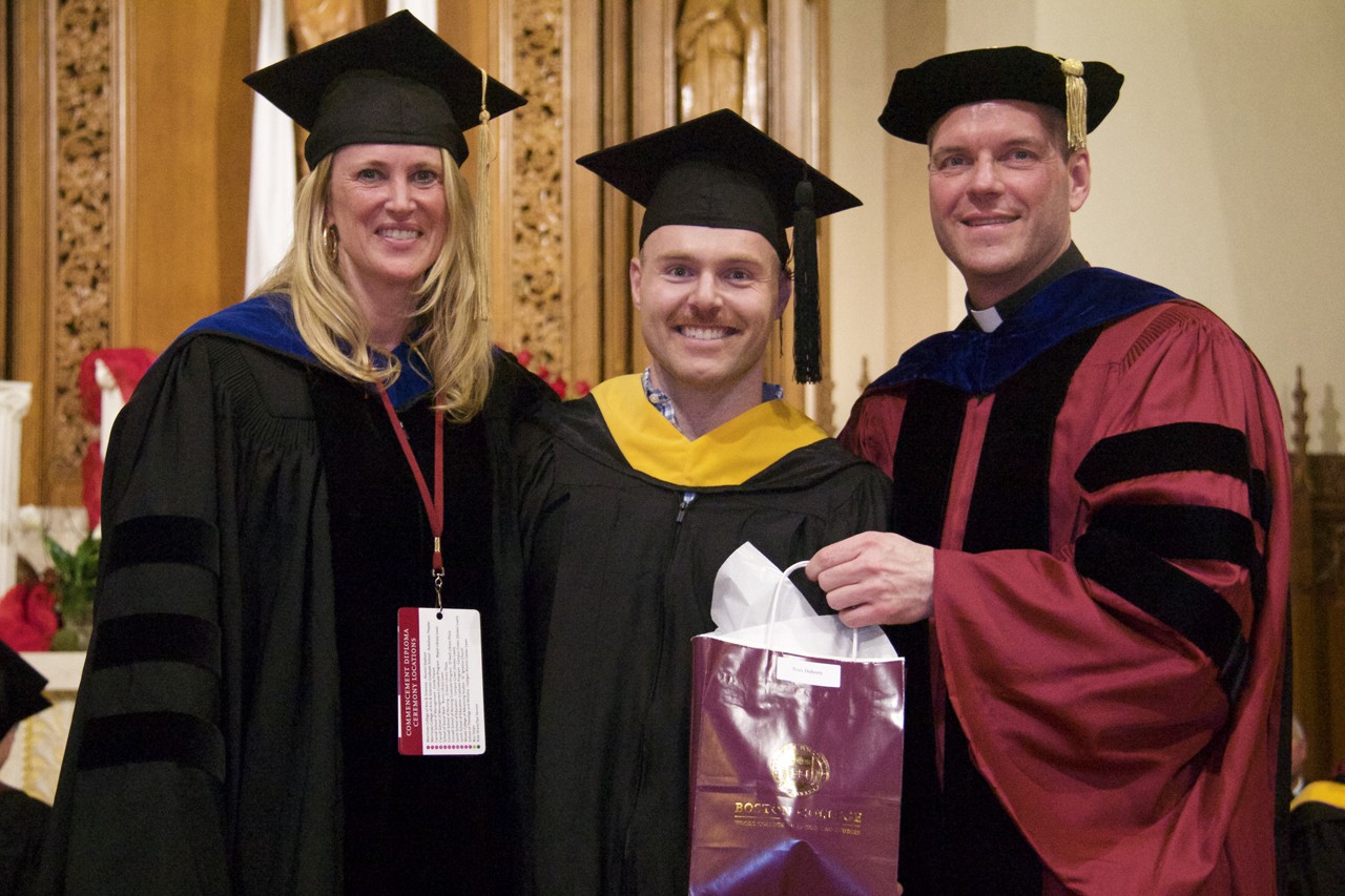 Woods College graduates at Commencement ceremonies