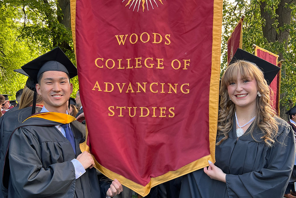Woods College grads at Commencement 2025