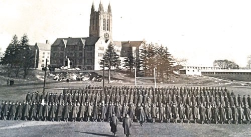 Student Army Training Corps (SATC) in Brighton, 1918